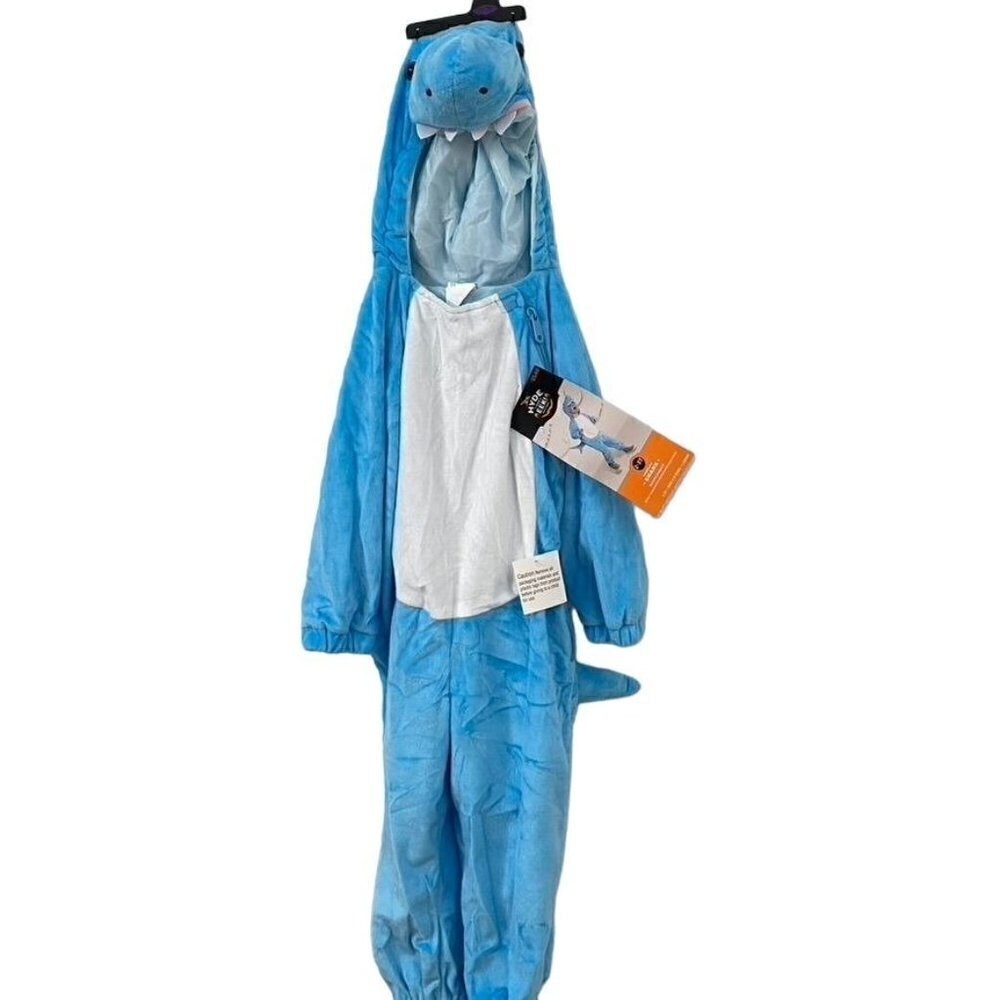 Hyde & EEK! Boutique™ Toddler Plush Shark Halloween Costume Jumpsuit Sz 2-3T - Picture 4 of 7